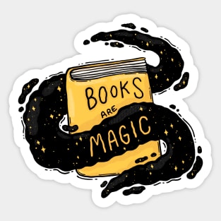 Books Are Magic Sticker